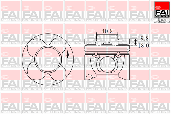 Piston PK7-000 FAI AutoParts