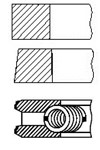 Set segmenti piston PR253-000 FAI AutoParts
