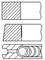 Set segmenti piston PR60-000 FAI AutoParts