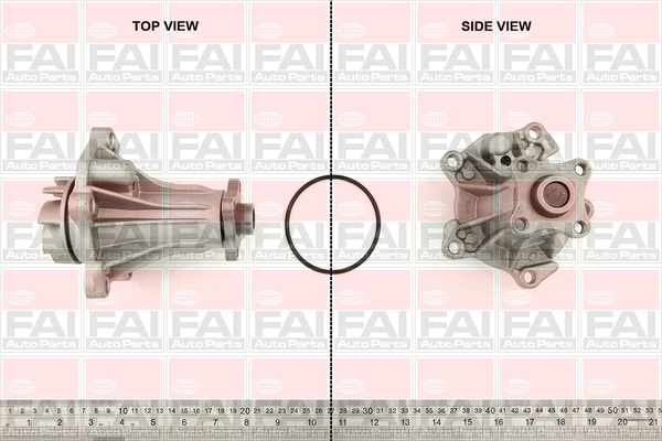 Pompă de apă, răcire motor WP2934 FAI AutoParts