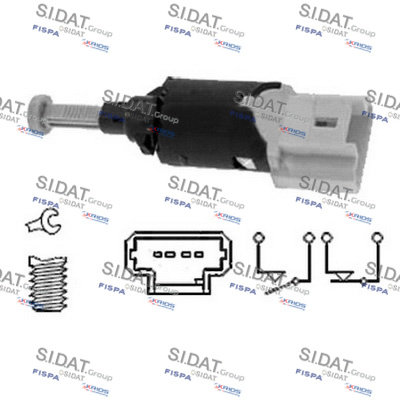 Comutator lumini frana 5.140074 SIDAT