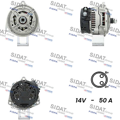 Generator / Alternator A12BH0766A2 SIDAT