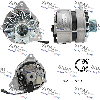 Generator / Alternator A12ML0100 SIDAT