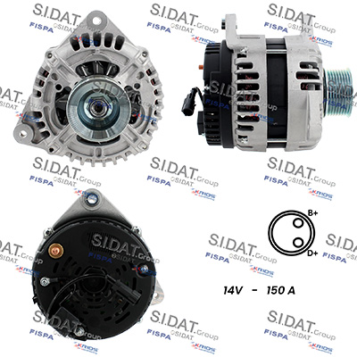Generator / Alternator A12ML1437 SIDAT