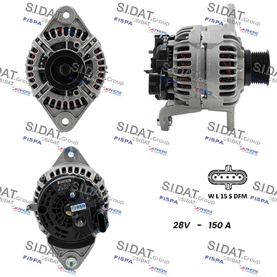 Generator / Alternator A24BH0008 SIDAT