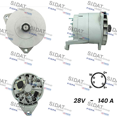 Generator / Alternator A24BH0010A2 SIDAT
