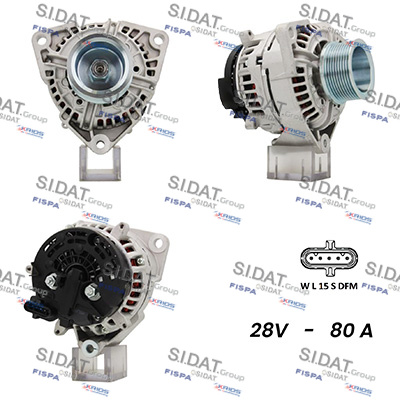 Generator / Alternator A24BH0038A2 SIDAT
