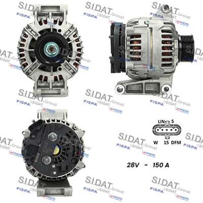 Generator / Alternator A24BH0139 SIDAT