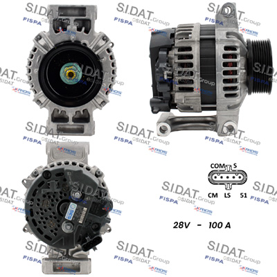 Generator / Alternator A24BH0140 SIDAT