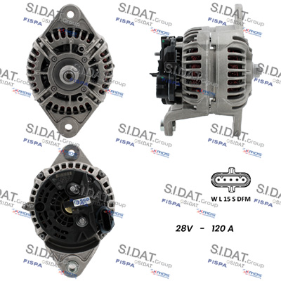 Generator / Alternator A24BH0168 SIDAT