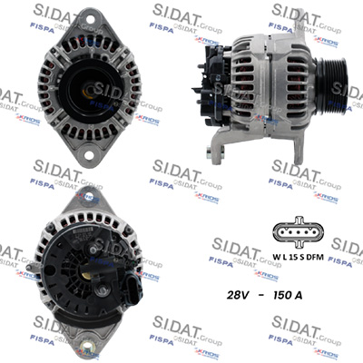 Generator / Alternator A24BH0170 SIDAT