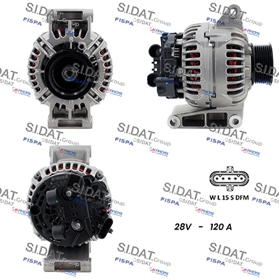 Generator / Alternator A24BH0176 SIDAT