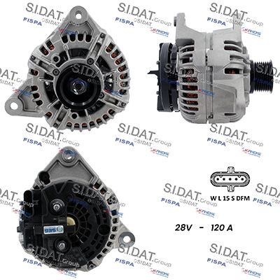 Generator / Alternator A24BH0183 SIDAT