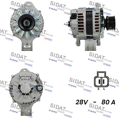 Generator / Alternator A24HT0018A2 SIDAT