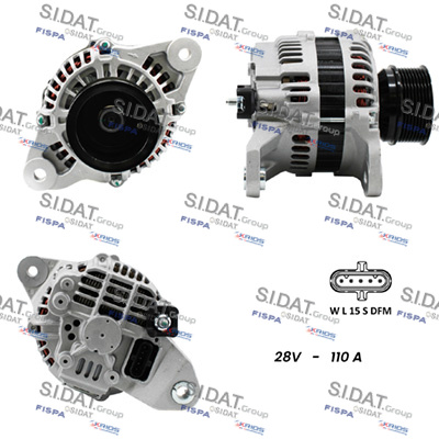 Generator / Alternator A24MH0064 SIDAT