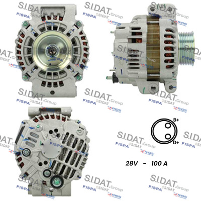 Generator / Alternator A24MH0110 SIDAT