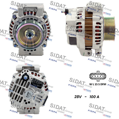 Generator / Alternator A24MH0112 SIDAT