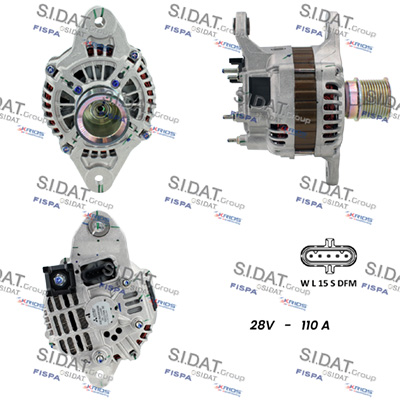 Generator / Alternator A24MH0127 SIDAT