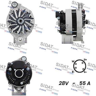 Generator / Alternator A24VA0079A2 SIDAT