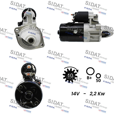 Starter S12BH0271A2 SIDAT