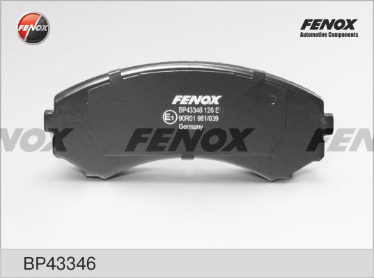 Set placute frana,frana disc BP43346 FENOX