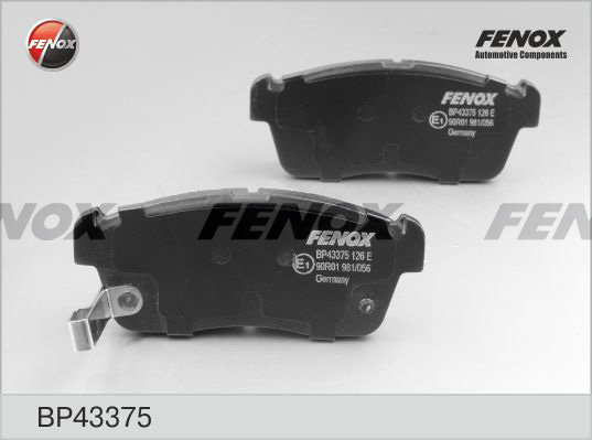 Set placute frana,frana disc BP43375 FENOX