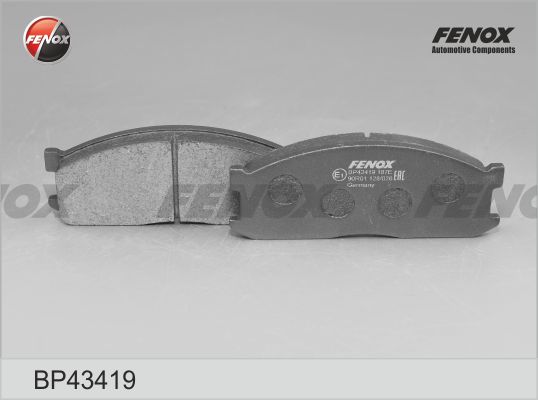 Set placute frana,frana disc BP43419 FENOX