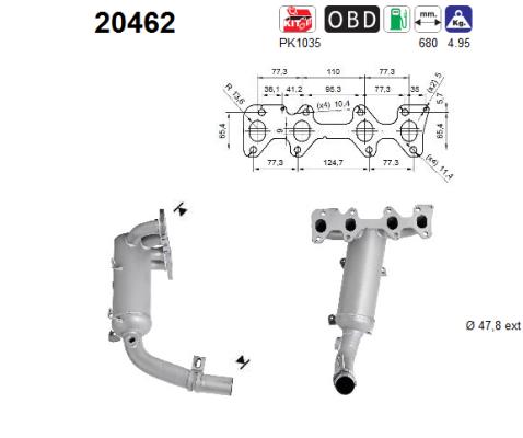 Catalizator 20462 AS