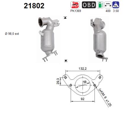 Catalizator 21802 AS