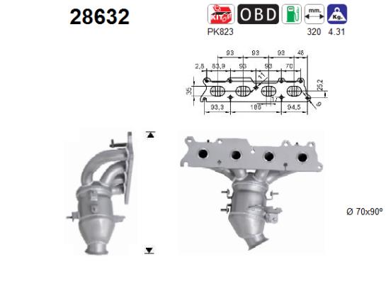 Catalizator 28632 AS