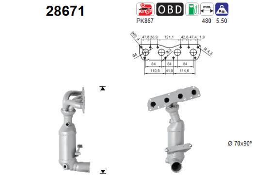 Catalizator 28671 AS