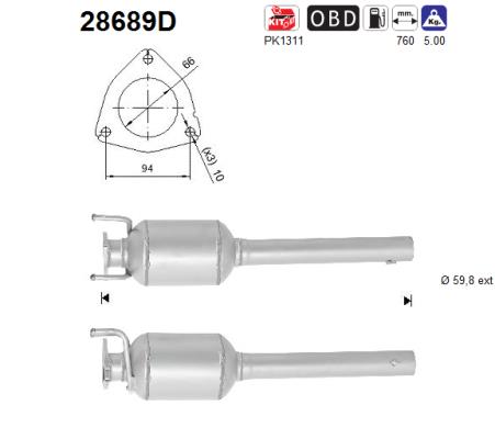 Catalizator 28689D AS