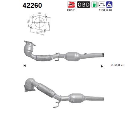 Catalizator 42260 AS