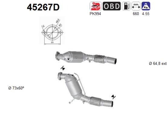 Catalizator 45267D AS