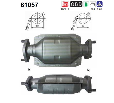 Catalizator 61057 AS