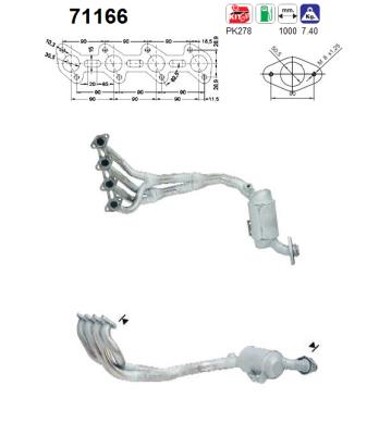 Catalizator 71166 AS