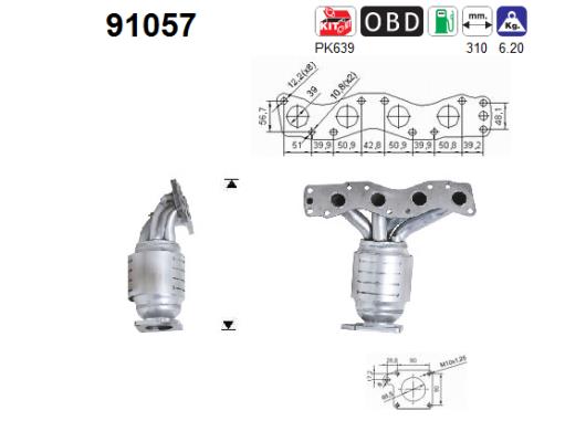 Catalizator 91057 AS