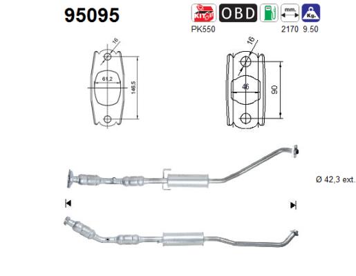 Catalizator 95095 AS