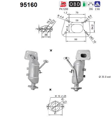 Catalizator 95160 AS