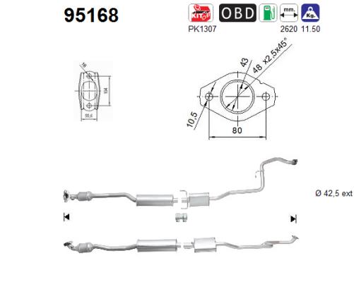 Catalizator 95168 AS