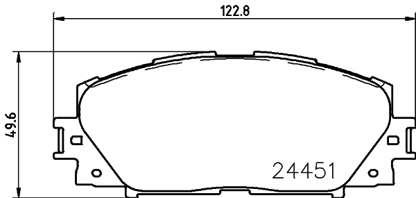 Set placute frana,frana disc PCP1390 DON