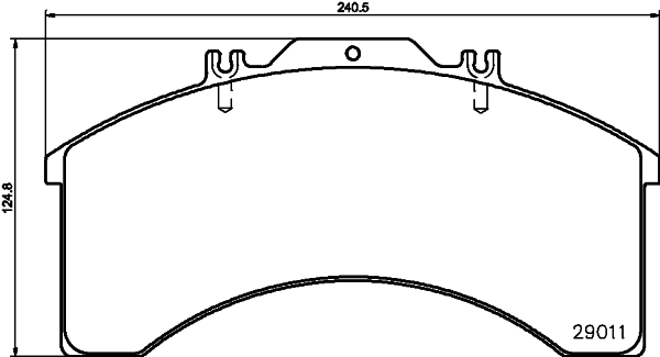 Set placute frana,frana disc CVP015 DON