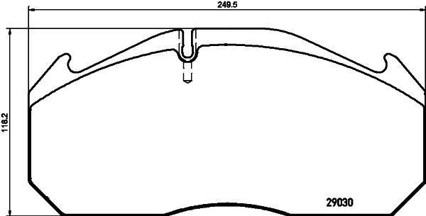 Set placute frana,frana disc CVP013K DON