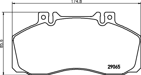 Set placute frana,frana disc CVP016 DON