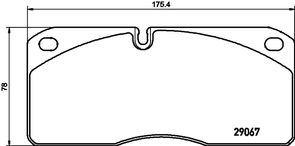 Set placute frana,frana disc CVP019 DON