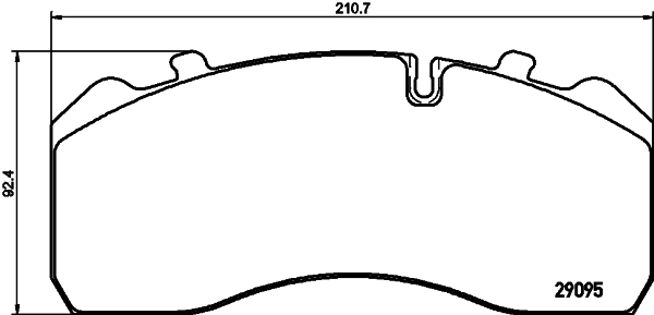 Set placute frana,frana disc CVP036K DON