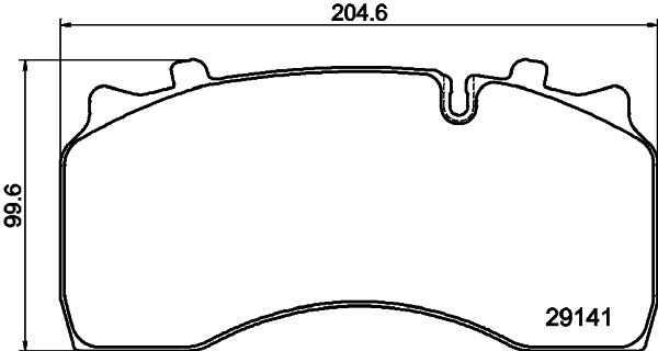 Set placute frana,frana disc CVP086 DON
