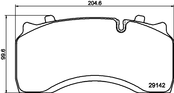 Set placute frana,frana disc CVP087K DON
