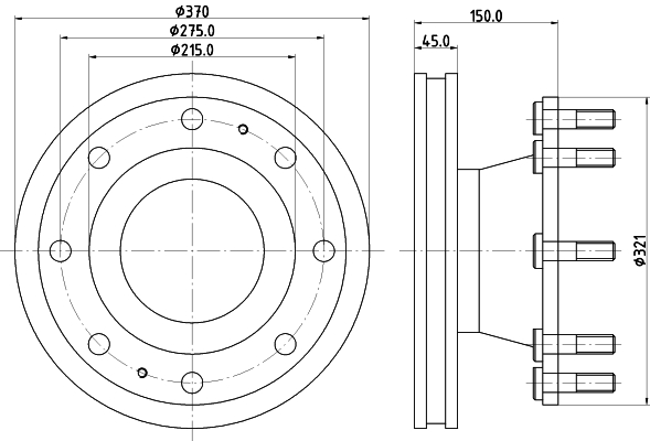 Disc frana CVD517 DON