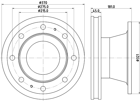 Disc frana CVD516 DON